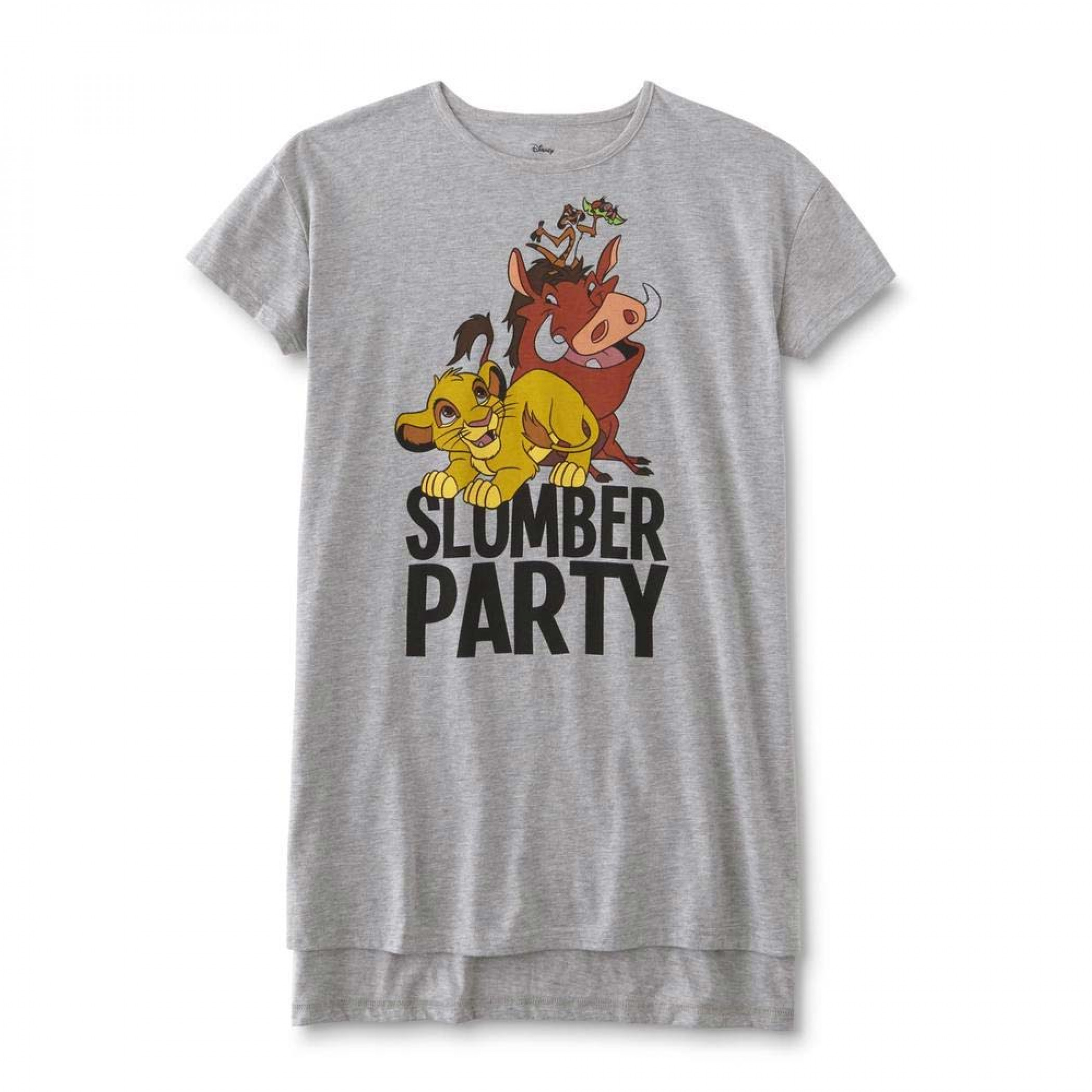 The Lion King Slumber Party Women's Grey Night Shirt